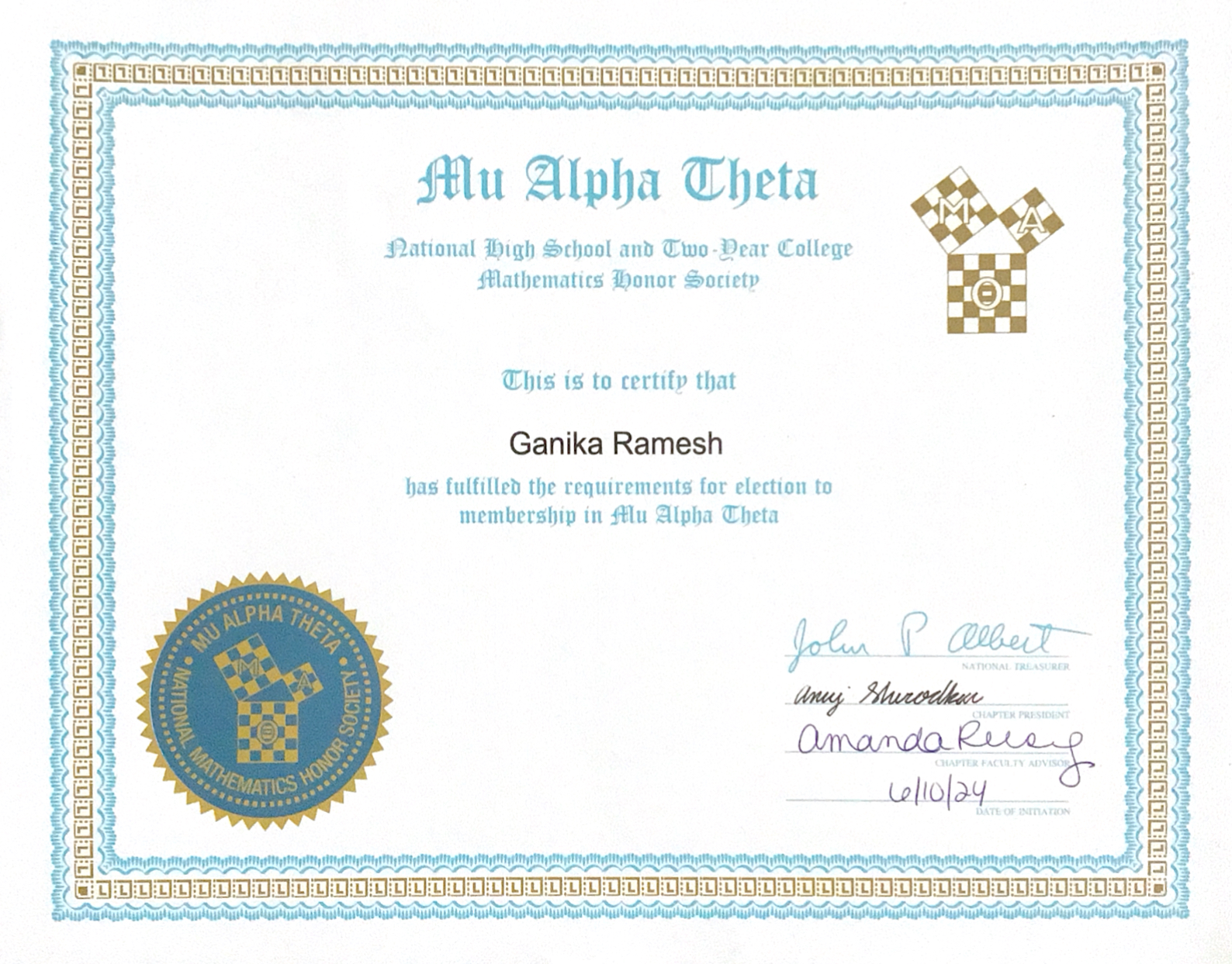 Mu Alpha Theta photo