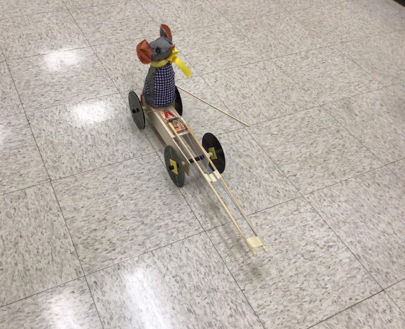Physics 1 Mouse Trap Car photo