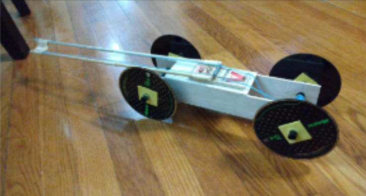 Physics 1 Mouse Trap Car photo